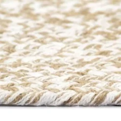 vidaXL - Tapijt - Wit - Jute