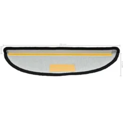 vidaXL - Tapijt Traptrede - Zwart - Polypropyleen