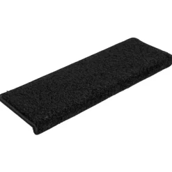 vidaXL - Tapijt Traptrede - Zwart - Polypropyleen