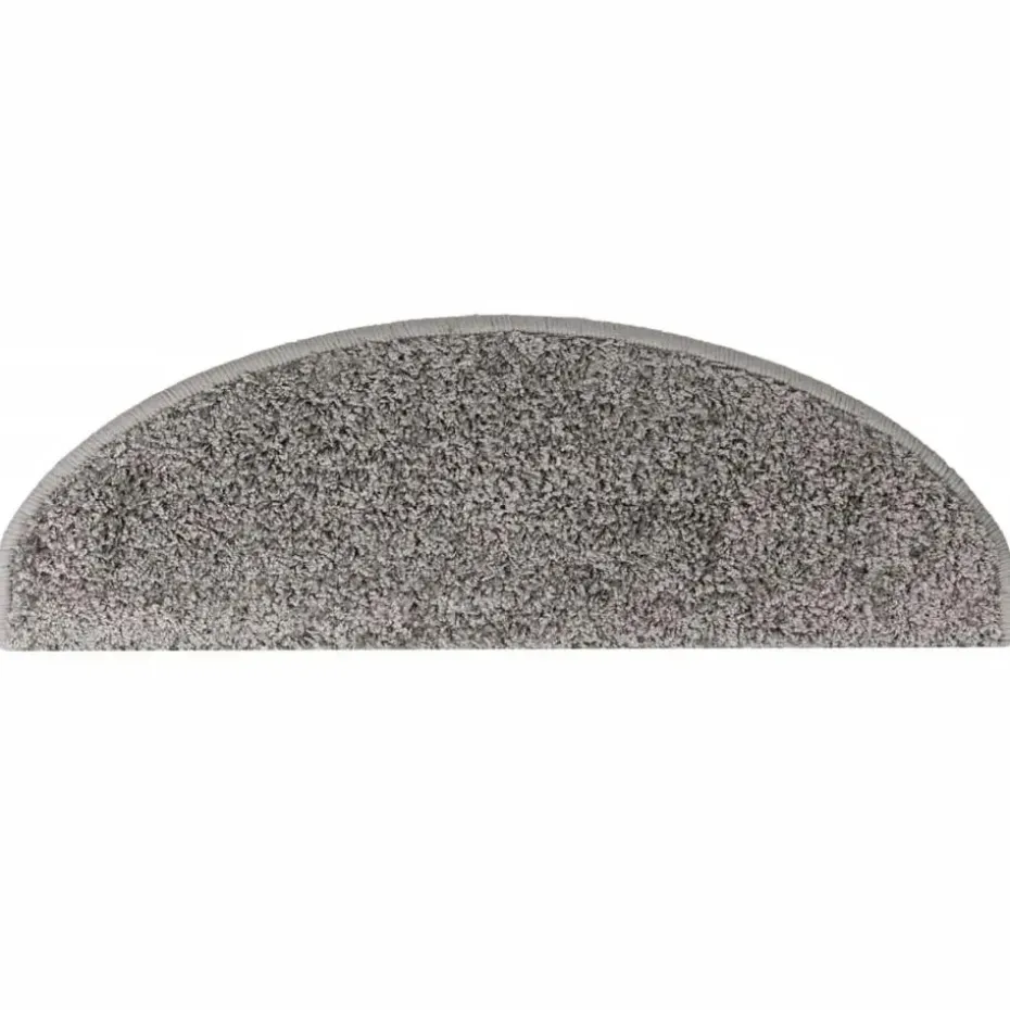 vidaXL - Tapijt Traptrede - Grijs - Polypropyleen