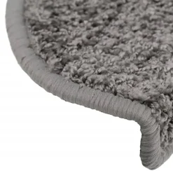 vidaXL - Tapijt Traptrede - Grijs - Polypropyleen