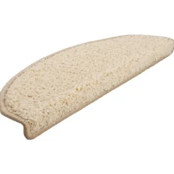 vidaXL - Tapijt Traptrede - Crème - Polypropyleen