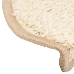 vidaXL - Tapijt Traptrede - Crème - Polypropyleen