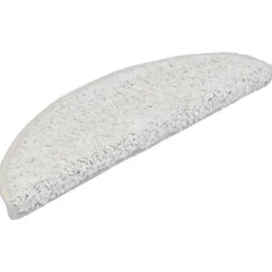 vidaXL - Tapijt Traptrede - Wit - Polypropyleen