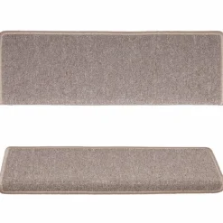 vidaXL - Tapijt Traptrede - Bruin - Polypropyleen