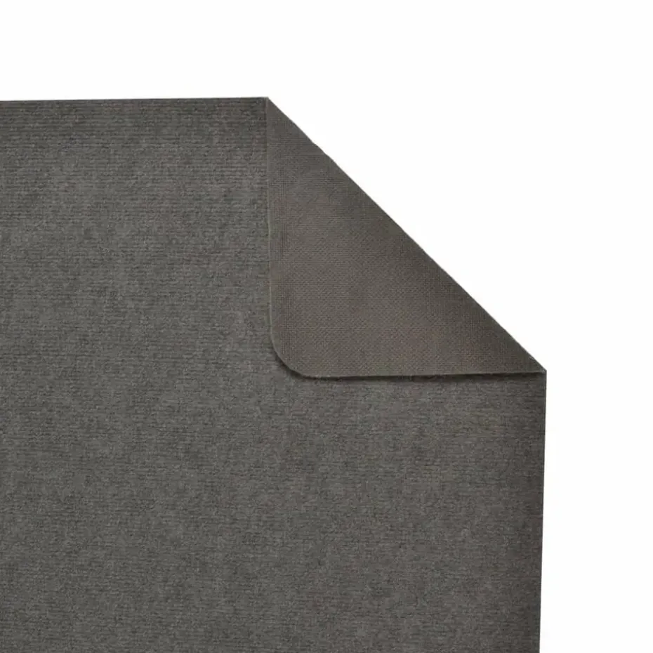 vidaXL - Tapijtloper - Antraciet - Stof - 100 x 180 cm