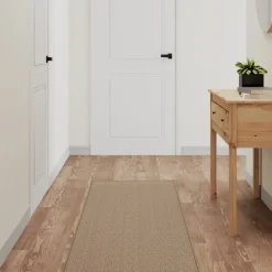 vidaXL - Tapijtloper - Bruin - Stof - 50 x 200 cm