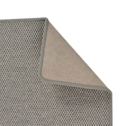 vidaXL - Tapijtloper - Zilver - Stof - 80 x 300 cm