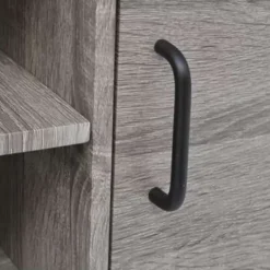 vidaXL - Televisiemeubel - Grijs - MDF