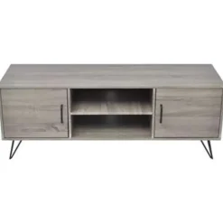 vidaXL - Televisiemeubel - Grijs - MDF