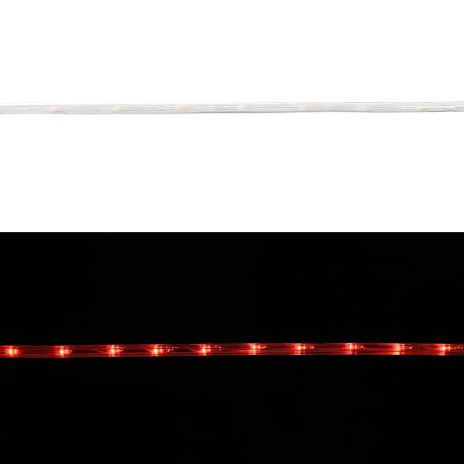 vidaXL - Touwenlicht met 1200 LED 50 m - Rood - PVC