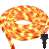 vidaXL - Touwenlicht met 2400 LED 100 m - Wit en rood - PVC