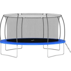 vidaXL - Trampolineset - Blauw - Ø 460 x 80 cm