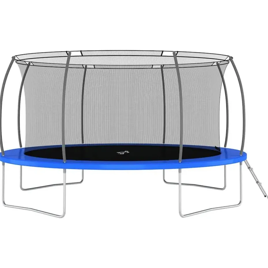 vidaXL - Trampolineset - Blauw - Ø 460 x 80 cm