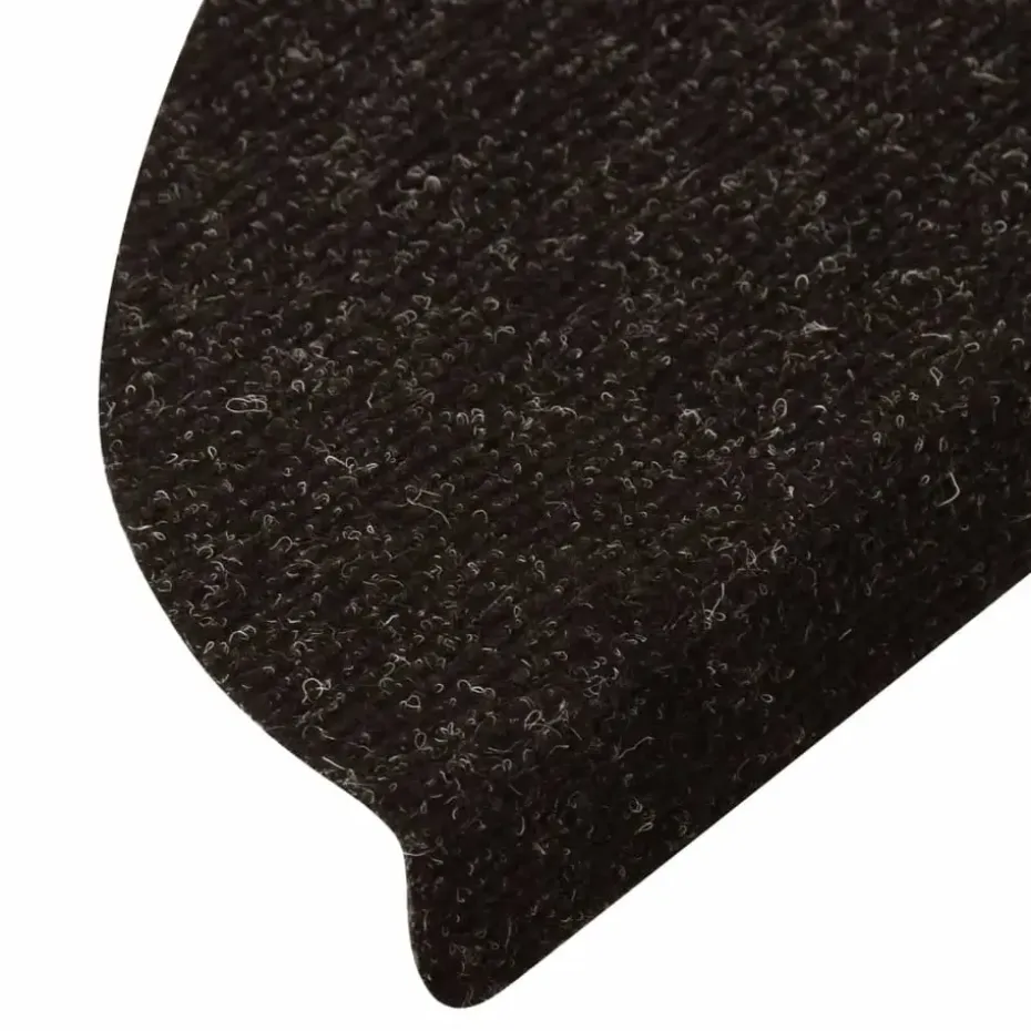 vidaXL - Trapmat - Antraciet - Stof - 56 x 17 x 3 cm - 10 stuks