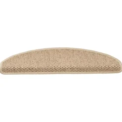 vidaXL - Trapmat - Beige - Stof - 65 x 21 x 4 cm - 15 stuks
