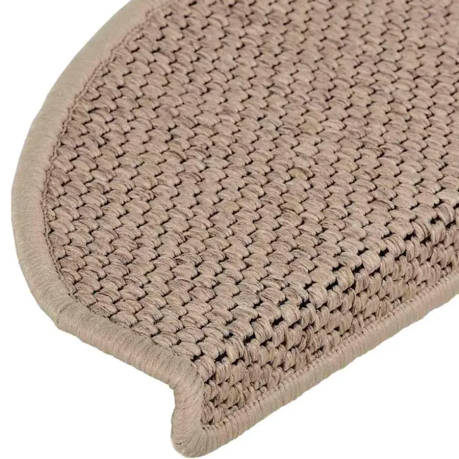 vidaXL - Trapmat - Beige - Stof - 65 x 21 x 4 cm - 15 stuks