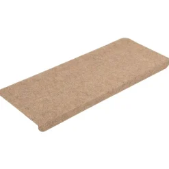 vidaXL - Trapmat - Beige - Stof - 65 x 24.5 x 3.5 cm - 15 stuks
