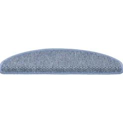 vidaXL - Trapmat - Blauw - Stof - 65 x 21 x 4 cm - 15 stuks