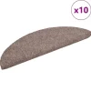 vidaXL - Trapmat - Bruin - Polypropyleen - 56 x 17 x 3 cm - 10 stuks