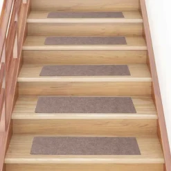 vidaXL - Trapmat - Bruin - Polypropyleen - 76 x 20 cm - 15 stuks