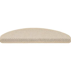 vidaXL - Trapmat - Crème - Stof - 65 x 21 x 4 cm - 15 stuks