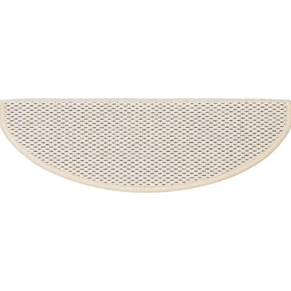 vidaXL - Trapmat - Crème - Stof - 65 x 21 x 4 cm - 15 stuks