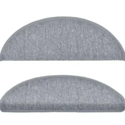 vidaXL - Trapmat - Grijs - Polypropyleen