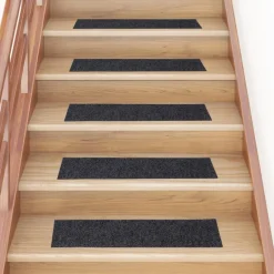 vidaXL - Trapmat - Grijs - Polypropyleen - 76 x 20 cm - 15 stuks