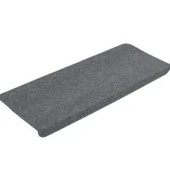 vidaXL - Trapmat - Grijs - Stof - 65 x 24.5 x 3.5 cm - 15 stuks