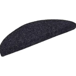 vidaXL - Trapmat - Zwart - Polypropyleen - 56 x 17 x 3 cm - 5 stuks