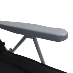 vidaXL - Tuin Stoel - Zwart - Stof - 2 stuks