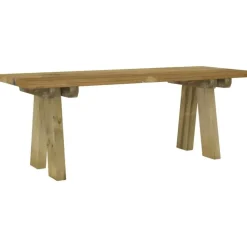 vidaXL - Tuinbank - Bruin - Grenenhout - 110 x 38 x 45 cm