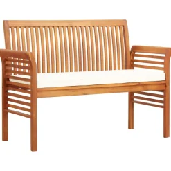 vidaXL - Tuinbank - Bruin - Hout - 120 cm