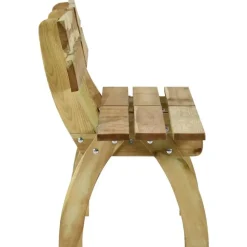 vidaXL - Tuinbank - Bruin - Grenenhout - 160 x 60 x 86 cm