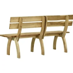 vidaXL - Tuinbank - Bruin - Grenenhout - 160 x 60 x 86 cm