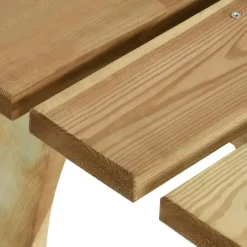 vidaXL - Tuinbank - Bruin - Grenenhout - 160 x 60 x 86 cm