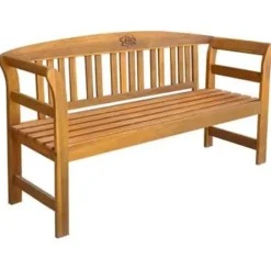 vidaXL - Tuinbank - Bruin - Hout - 157 cm