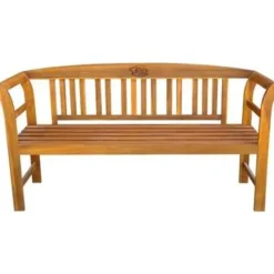 vidaXL - Tuinbank - Bruin - Hout - 157 cm