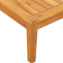 vidaXL - Tuinbank - Grijs - Acaciahout - Met tafel en kussens