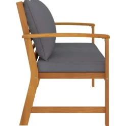 vidaXL - Tuinbank - Grijs - Acaciahout