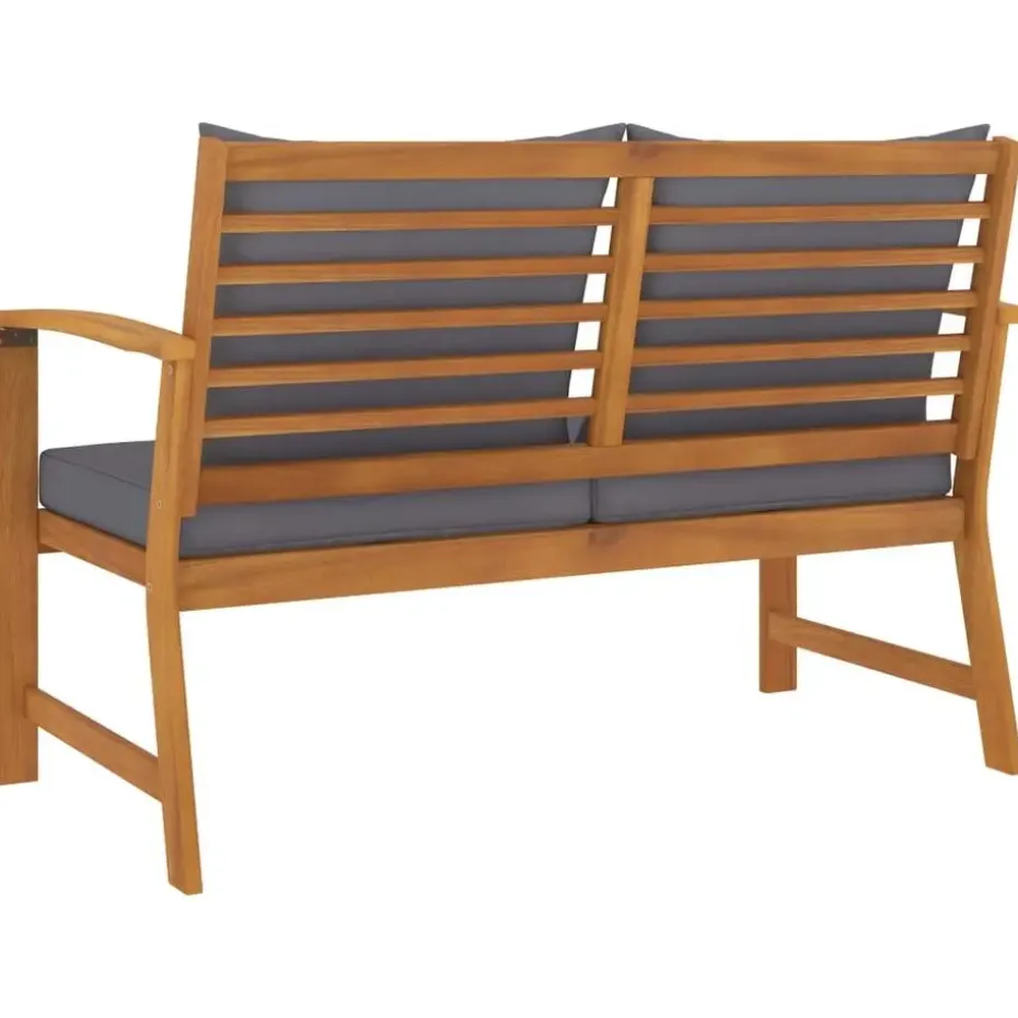 vidaXL - Tuinbank - Grijs - Acaciahout