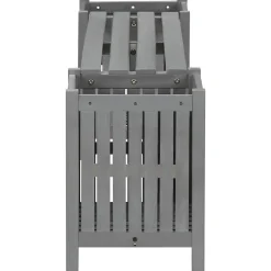 vidaXL - Tuinbank - Grijs - Acaciahout - 150 x 30 x 40 cm