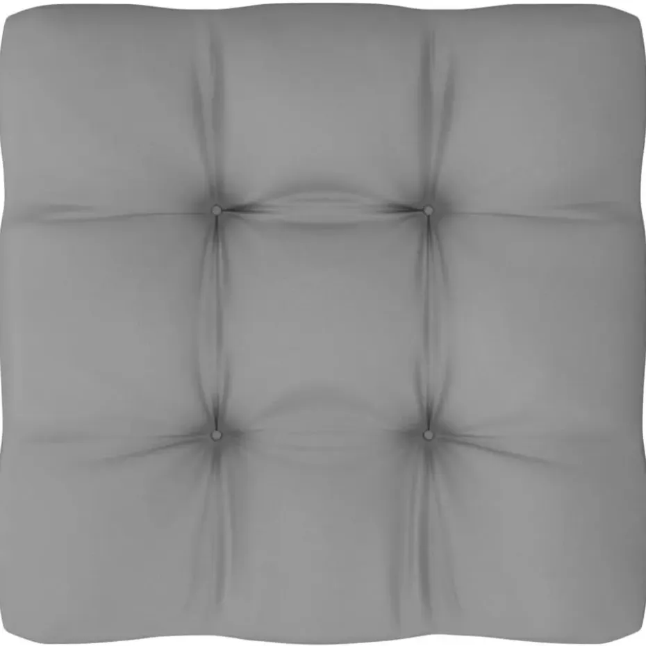 vidaXL - Tuinbank - Grijs - Grenenhout