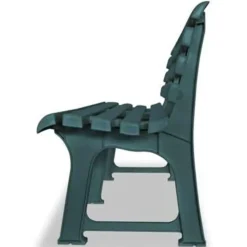 vidaXL - Tuinbank - Groen - Kunststof