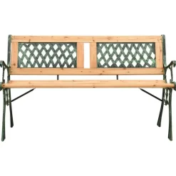 vidaXL - Tuinbank - Groen - Chinees vurenhout - 122 cm