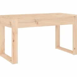 vidaXL - Tuinbank - Naturel - Massief grenenhout - 80x38x45 cm