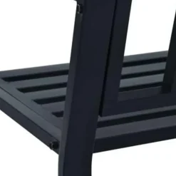 vidaXL - Tuinbank - Zwart - Metaal