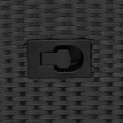 vidaXL - Tuinbank - Zwart - Poly rattan