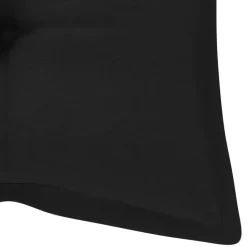 vidaXL - Tuinbank - Zwart - Bamboe - 120 cm - Met kussen